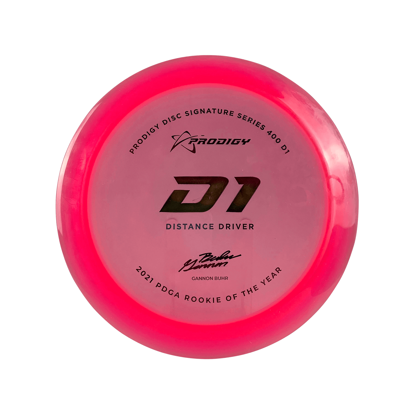 400 D1 - 2021 PDGA Rookie of the Year Gannon Buhr Signature Series Disc Prodigy hot pink 174