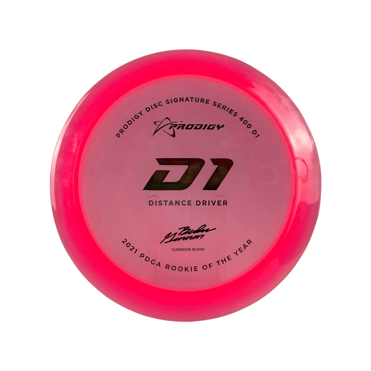 400 D1 - 2021 PDGA Rookie of the Year Gannon Buhr Signature Series Disc Prodigy hot pink 174