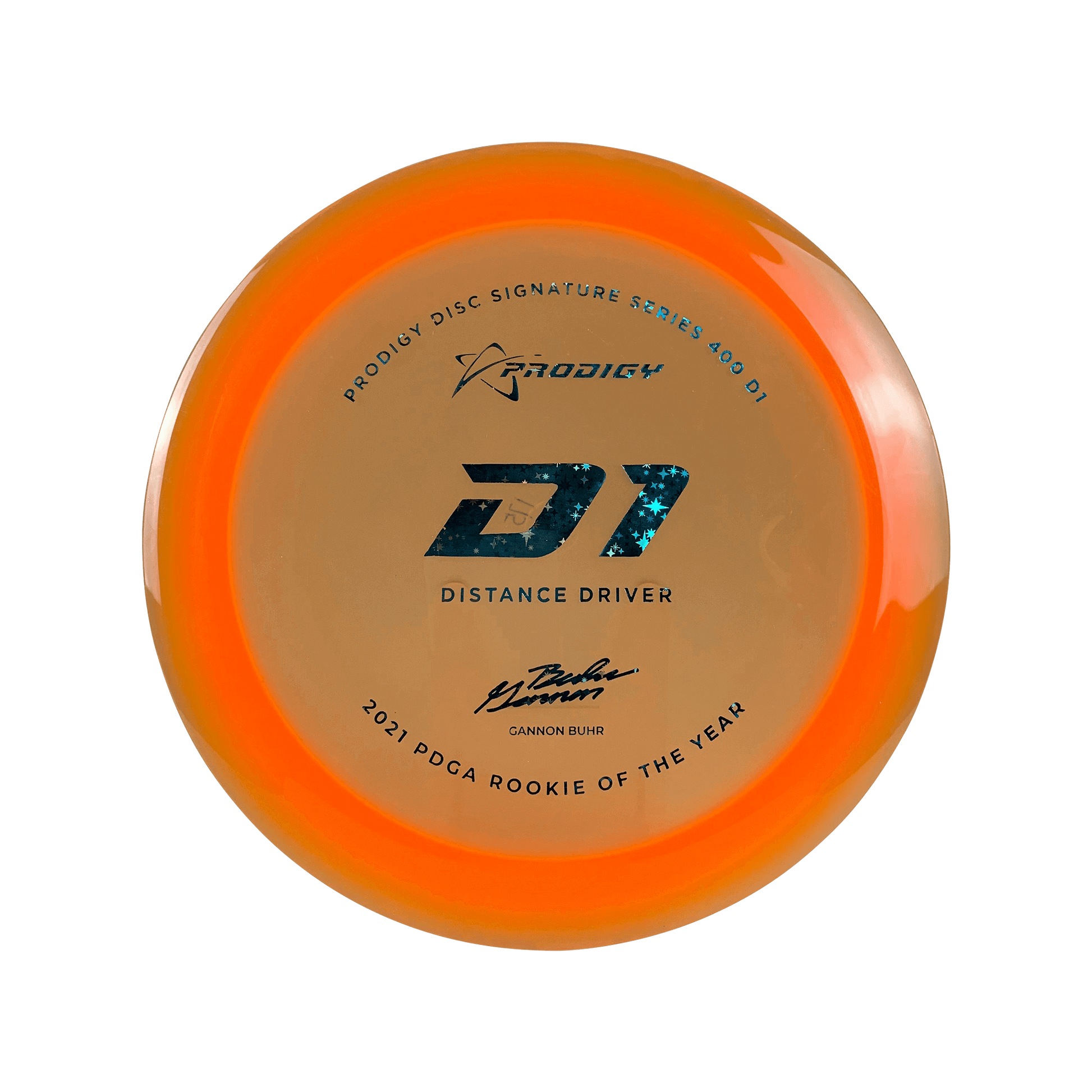 400 D1 - 2021 PDGA Rookie of the Year Gannon Buhr Signature Series Disc Prodigy orange 175