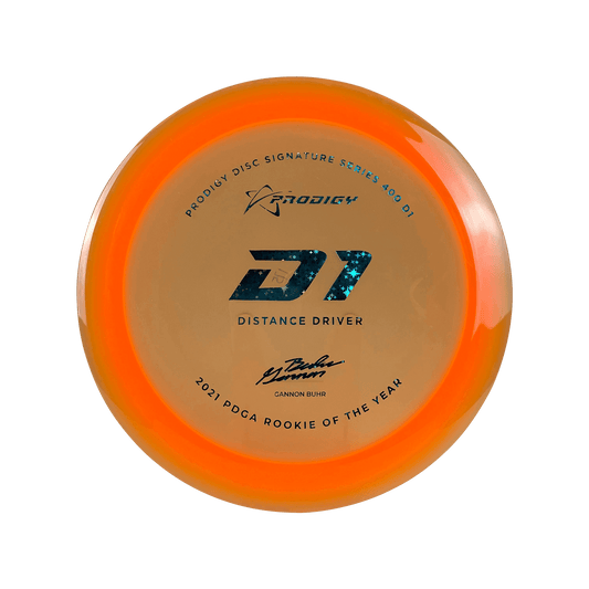 400 D1 - 2021 PDGA Rookie of the Year Gannon Buhr Signature Series Disc Prodigy orange 175