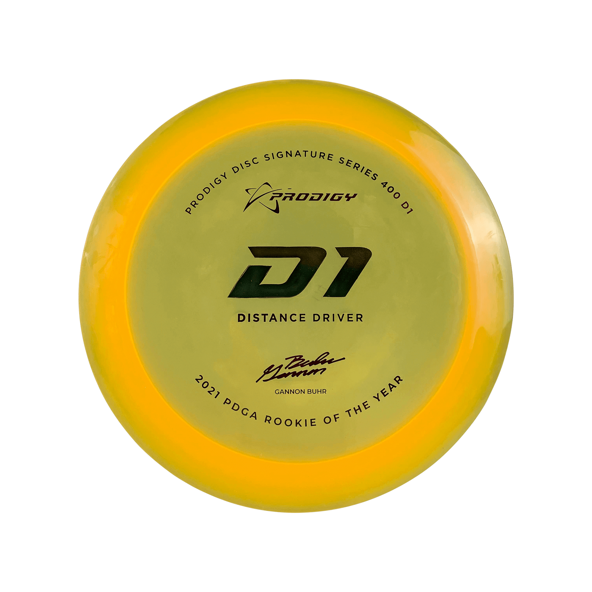 400 D1 - 2021 PDGA Rookie of the Year Gannon Buhr Signature Series Disc Prodigy yellow 174
