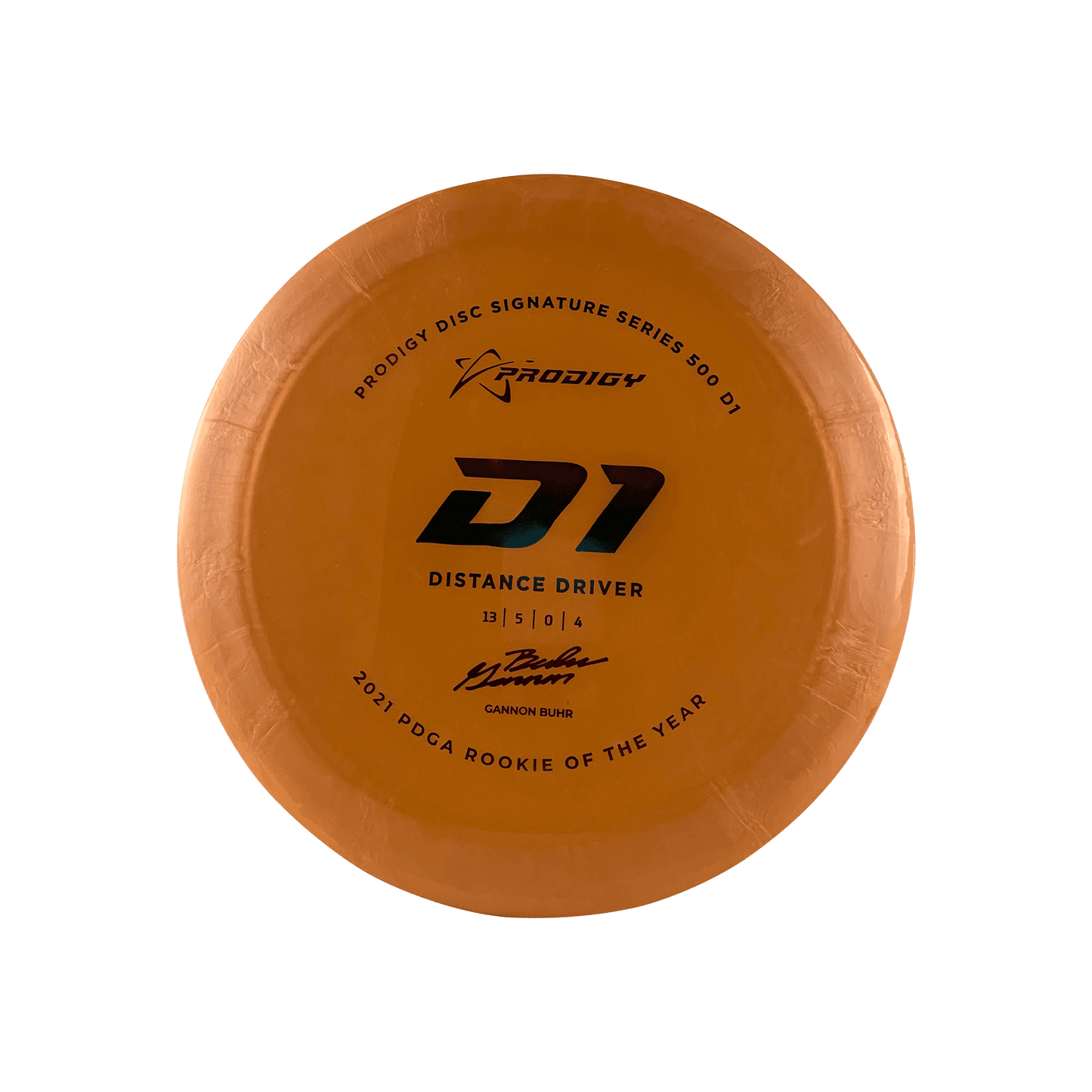 500 D1 - 2021 PDGA Rookie of the Year Gannon Buhr Disc Prodigy orange 174