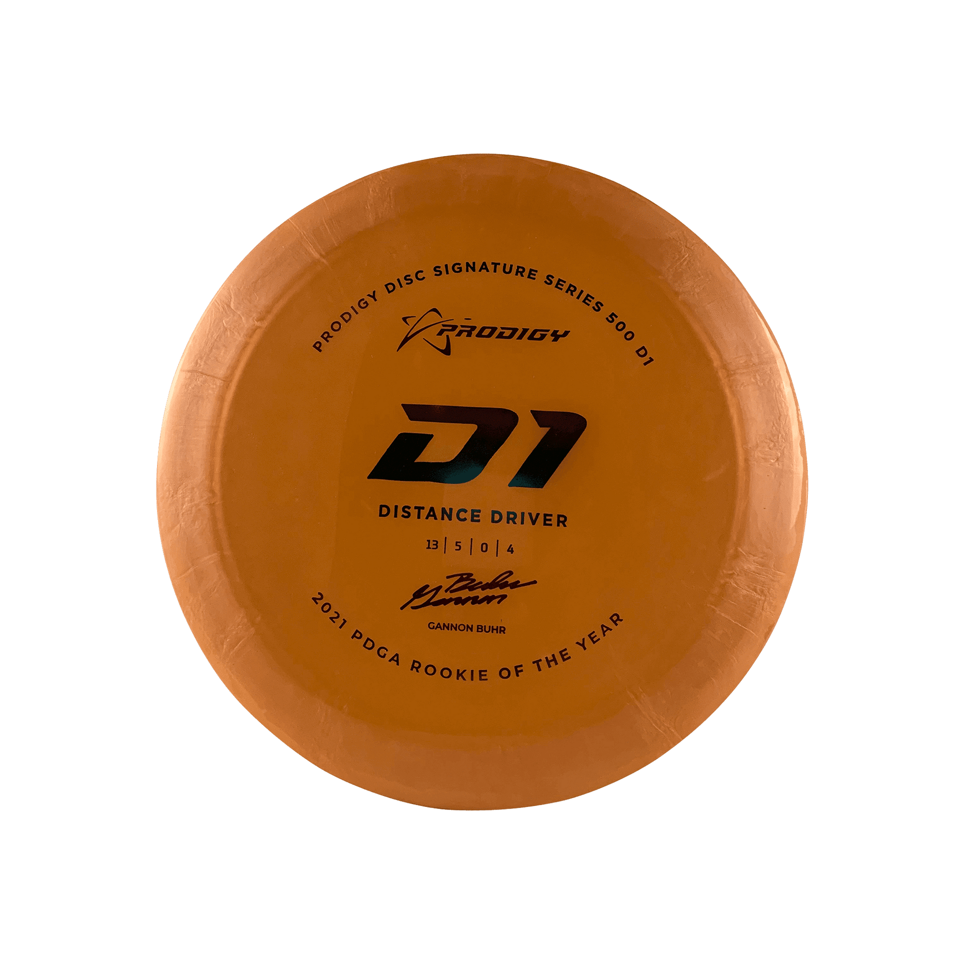 500 D1 - 2021 PDGA Rookie of the Year Gannon Buhr Disc Prodigy orange 174
