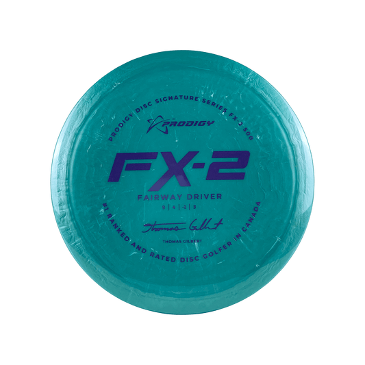 500 FX-2 - #1 Rated In Canada Thomas Gilbert Signature Series Disc Prodigy teal 174