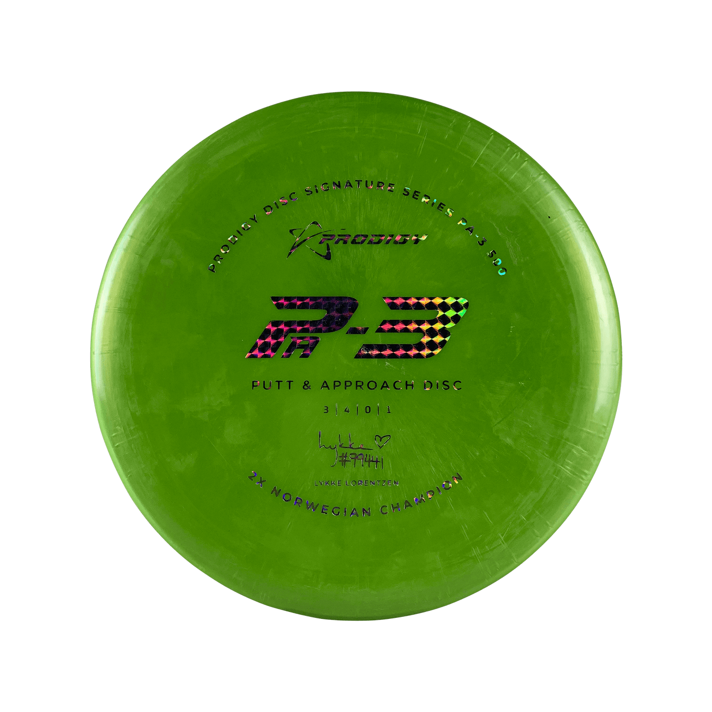 500 PA-3 - Lykke Lorentzen Signature Series Disc Prodigy green 174
