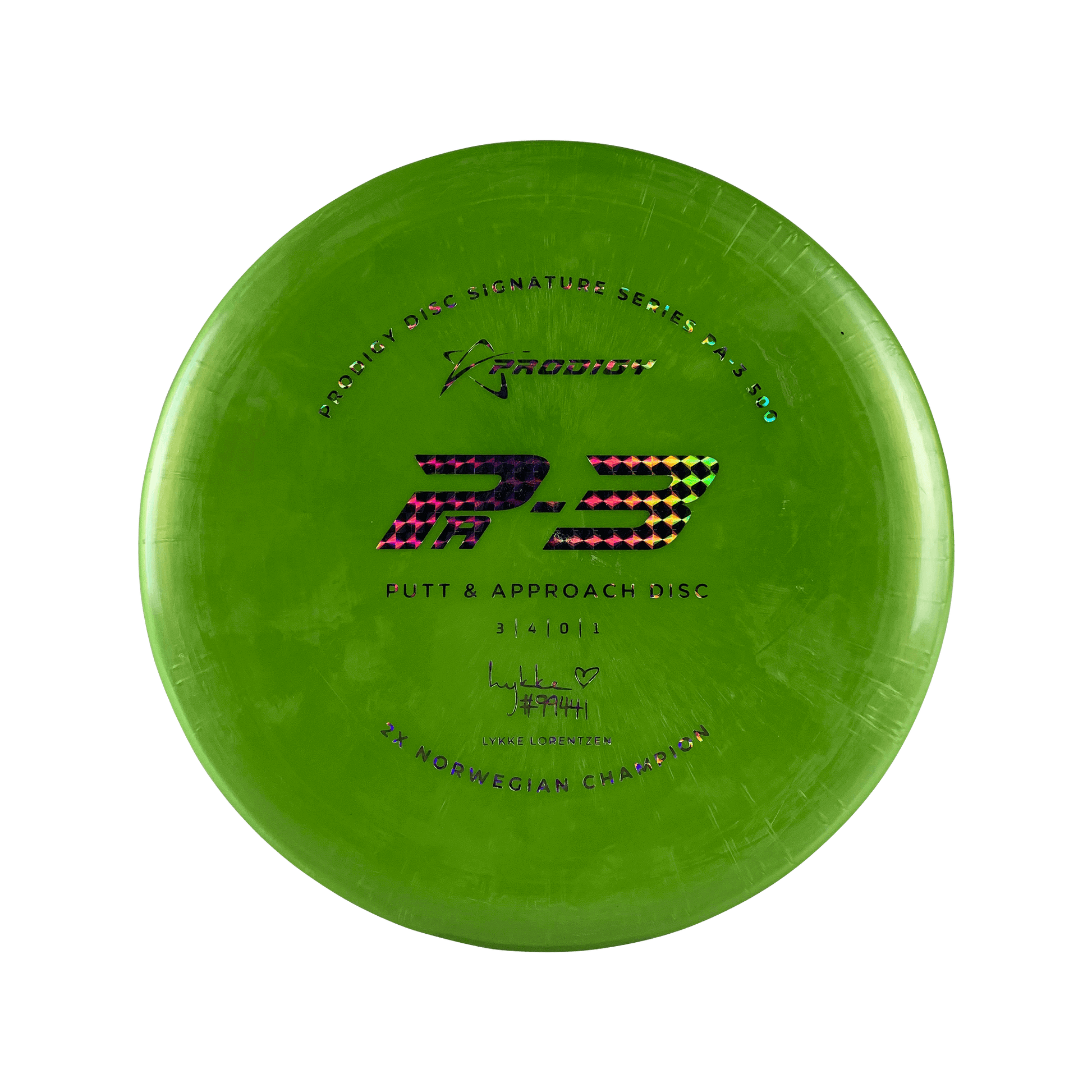 500 PA-3 - Lykke Lorentzen Signature Series Disc Prodigy green 174