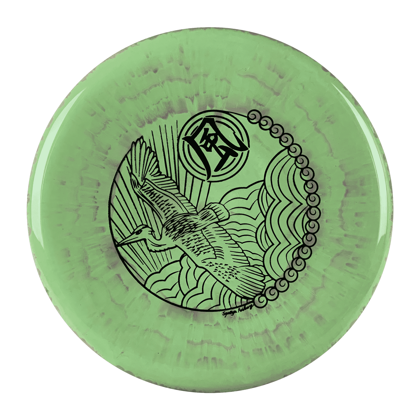 500 Spectrum PA-5 - Crane Stamp Disc Prodigy Multi / Green 173