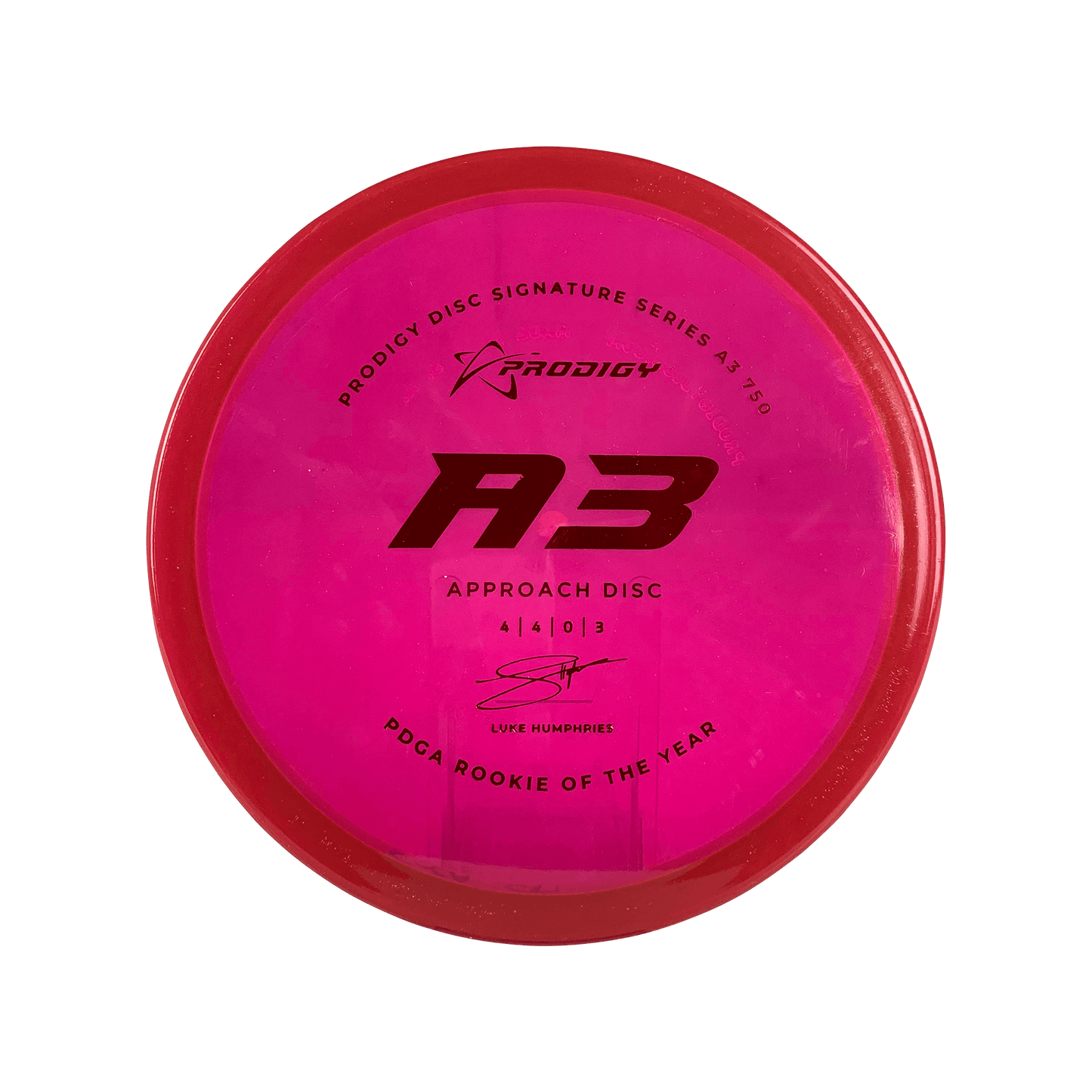 750 A3 - Luke Humphries Signature Series Disc Prodigy red 172