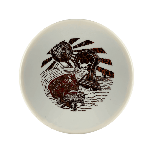 Alpha Horny Toad - Graveyard Toad Stamp Disc Lonestar Disc white 172