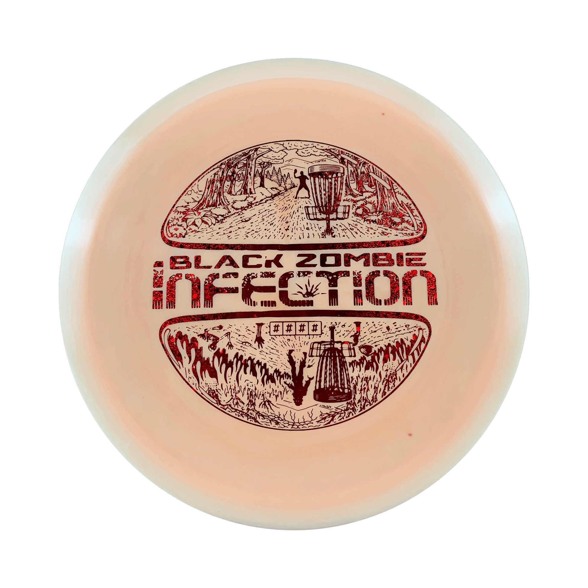 Alpha Infection Disc Black Zombie multi / light orange 173