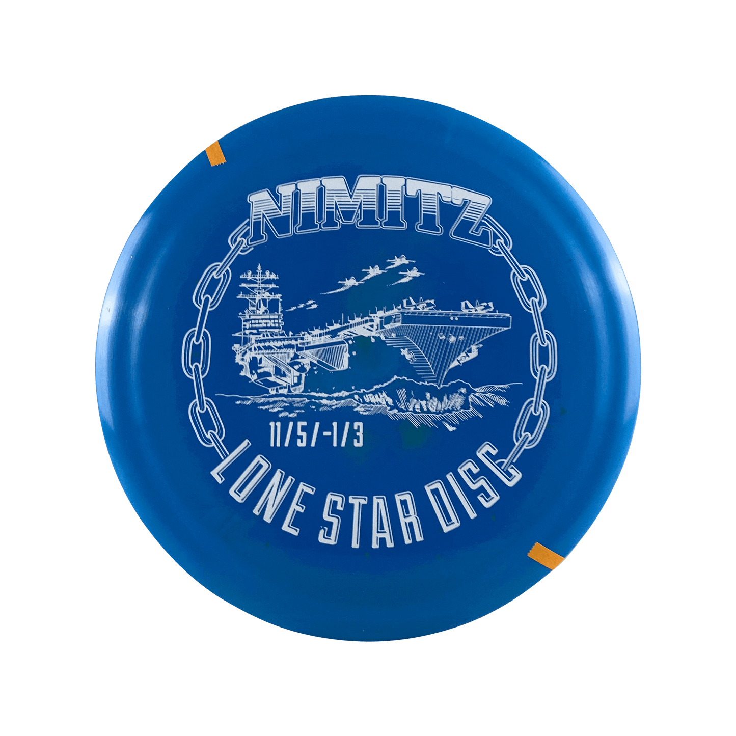 Alpha Nimitz - U.S.S Nimitz Stamp Disc Lonestar Disc blue 163