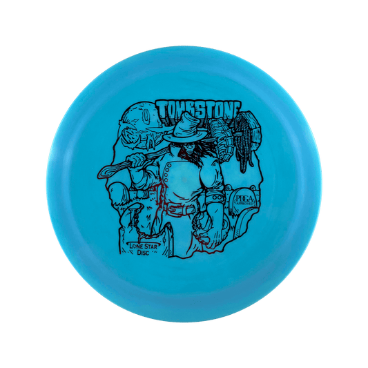 Alpha Tombstone - Gravedigger Stamp Disc Lonestar Disc light blue 173