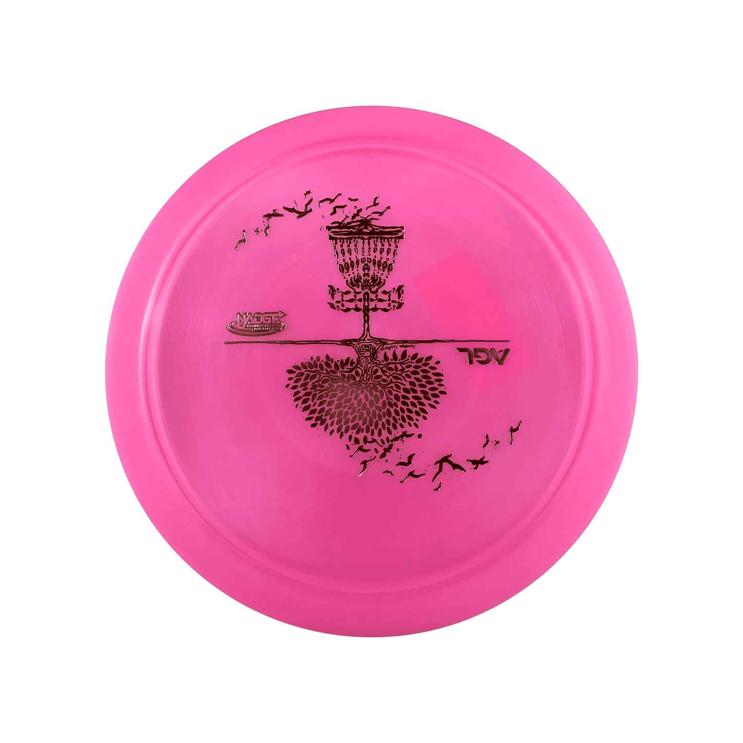 Alpine Redwood - NADGT Tree Basket Stamp Disc AGL pink 171