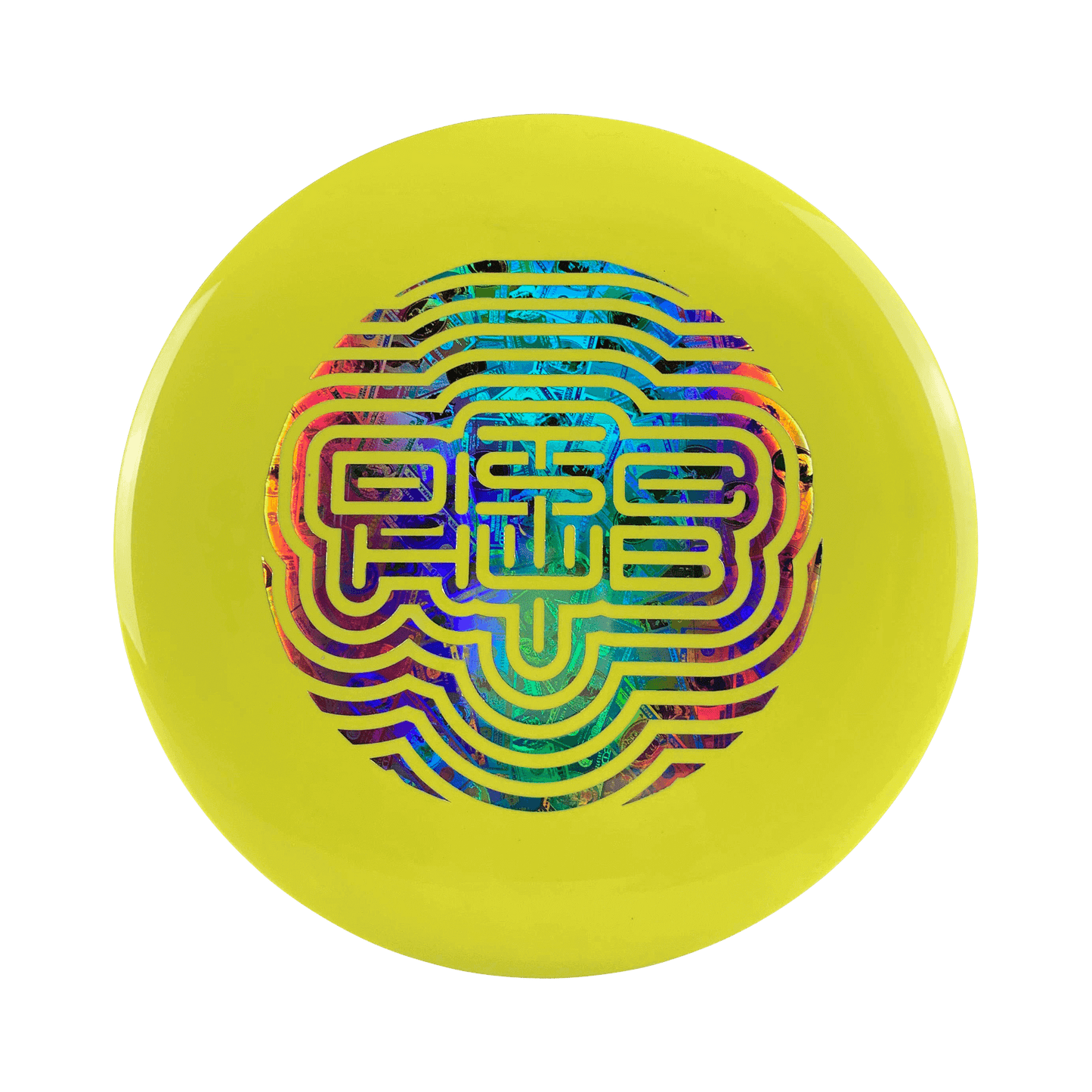 BioFuzion Enforcer - DiscHub Wave Stamp Disc Dynamic Discs yellow 173