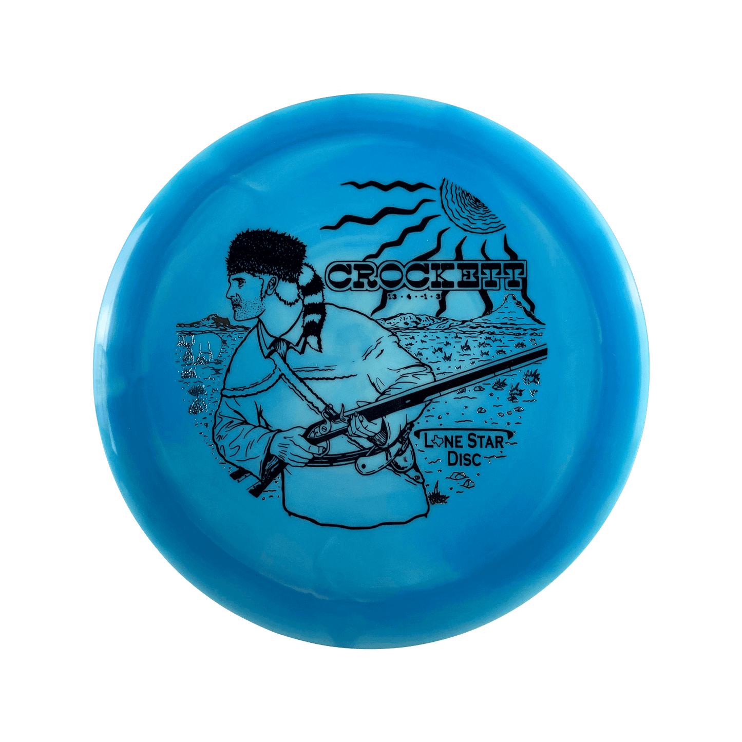 Bravo Crockett - King of the Wild Frontier Stamp Disc Lonestar Disc multi / blue 172