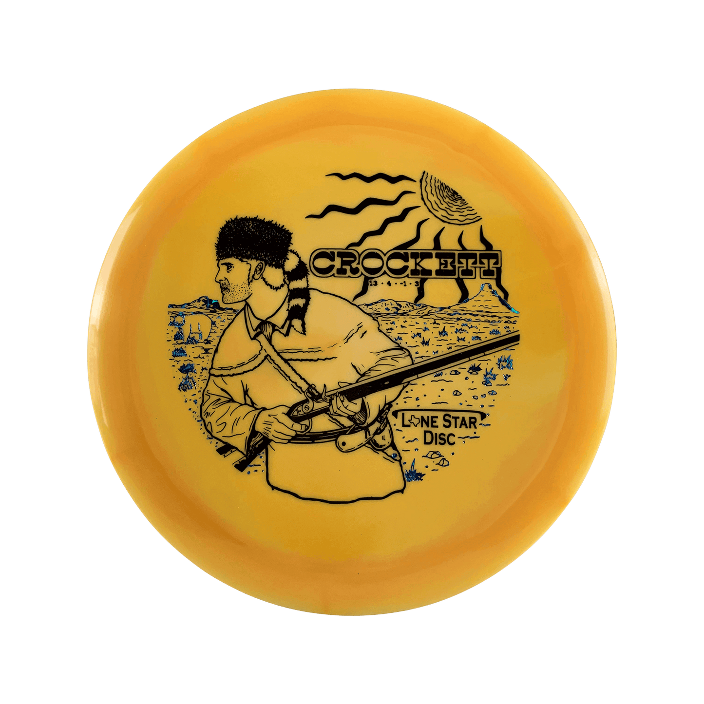 Bravo Crockett - King of the Wild Frontier Stamp Disc Lonestar Disc multi / light orange 173