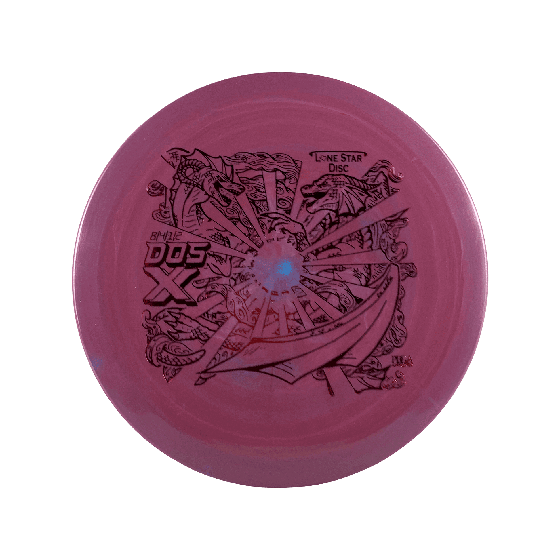Bravo Dos X - Dueling Dragons Stamp Disc Lonestar Disc multi / burgundy 173