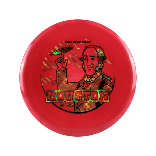 Bravo Houston - Houston Stamp Disc Lonestar Disc red 172