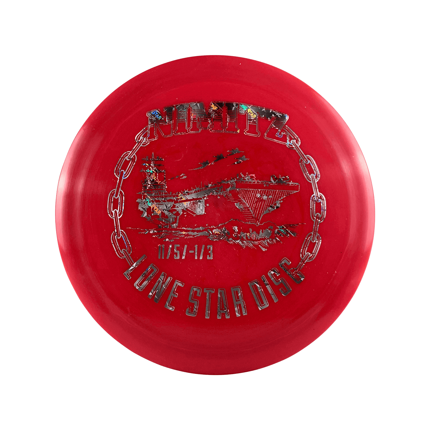 Bravo Nimitz - U.S.S Nimitz Stamp Disc Lonestar Disc red 174
