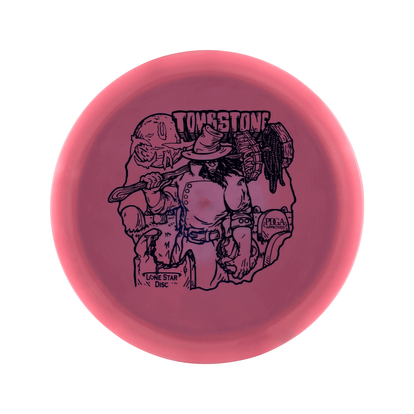 Bravo Tombstone - Gravedigger Stamp Disc Lonestar Disc multi / red 174