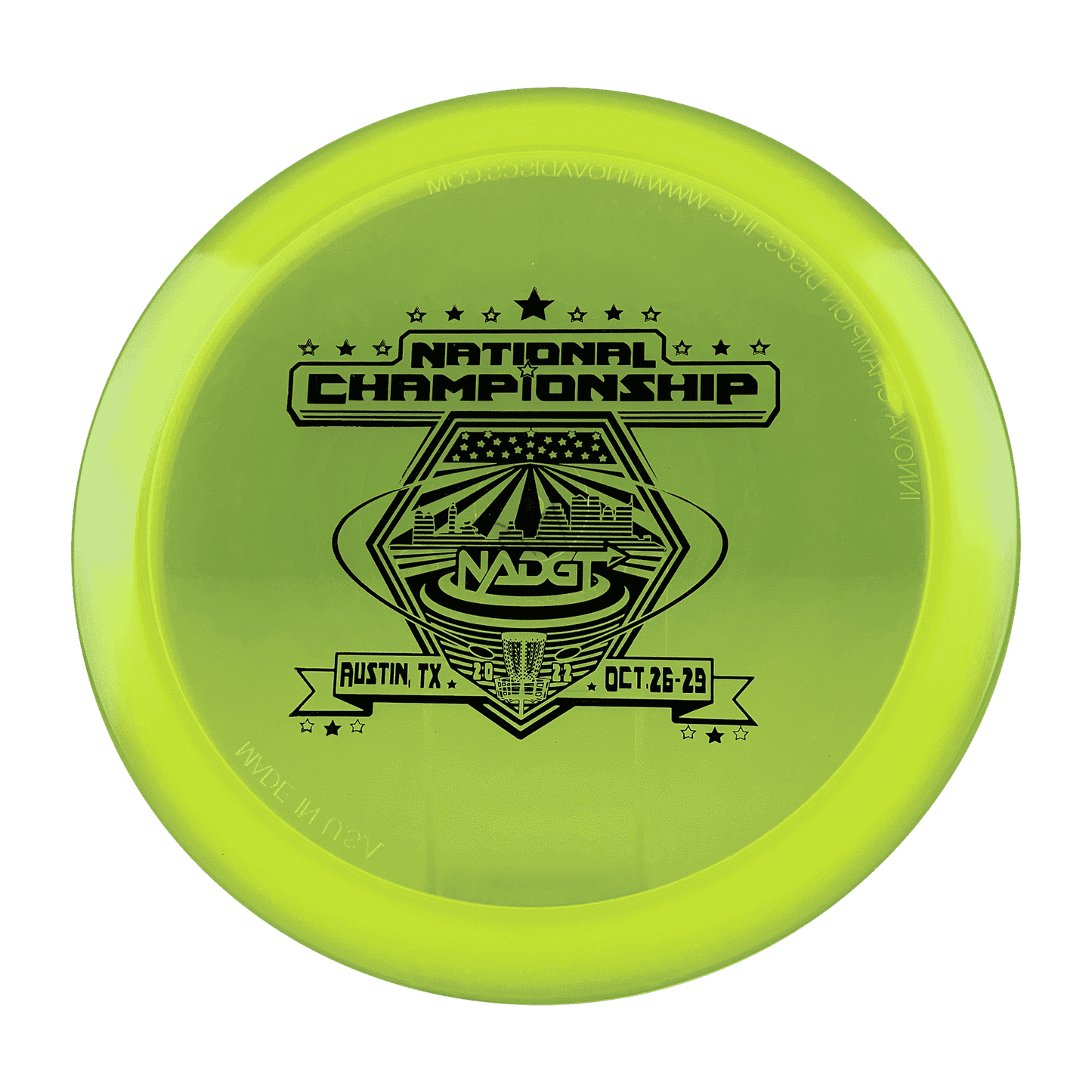 Champion Firebird - NADGT National Championship 2022 Disc Innova yellow 173