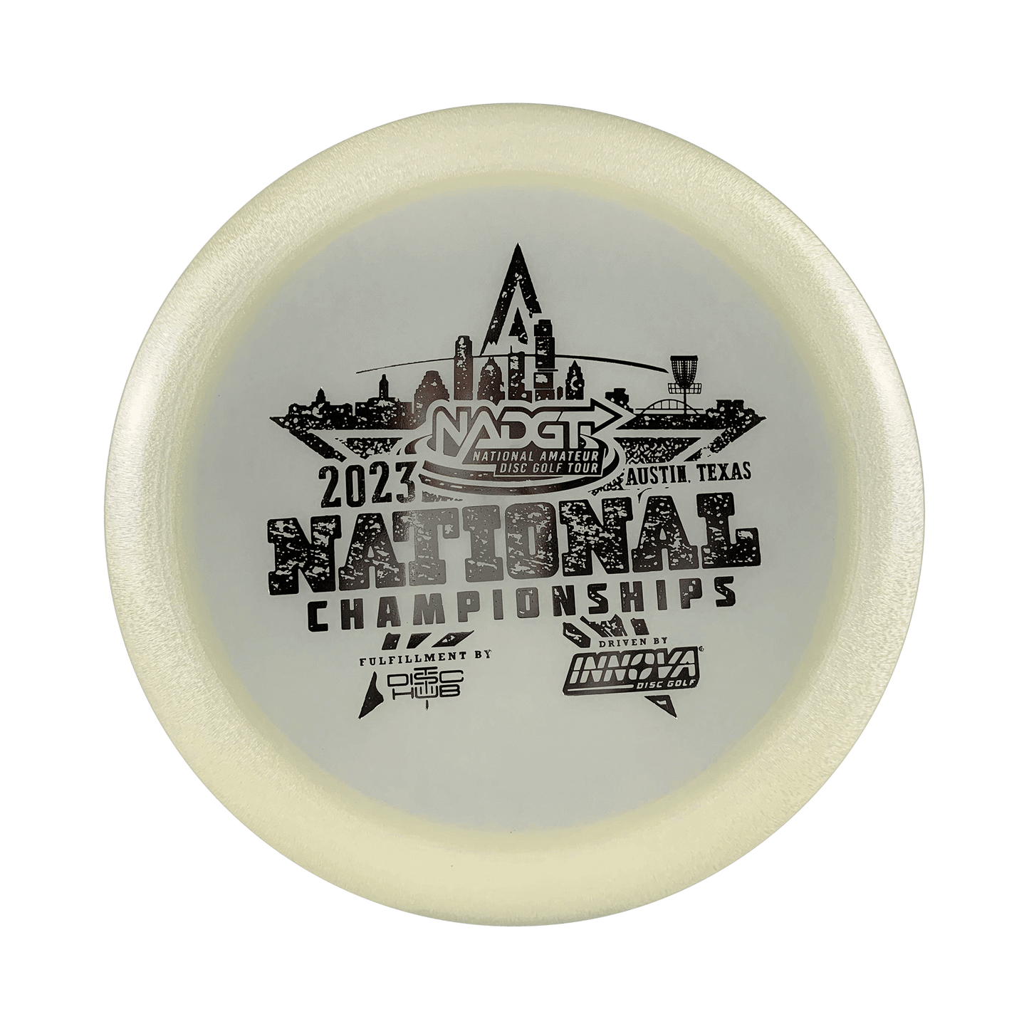 Champion Glow Destroyer - NADGT National Championship 2023 Penned "DS" Disc Innova glow 157
