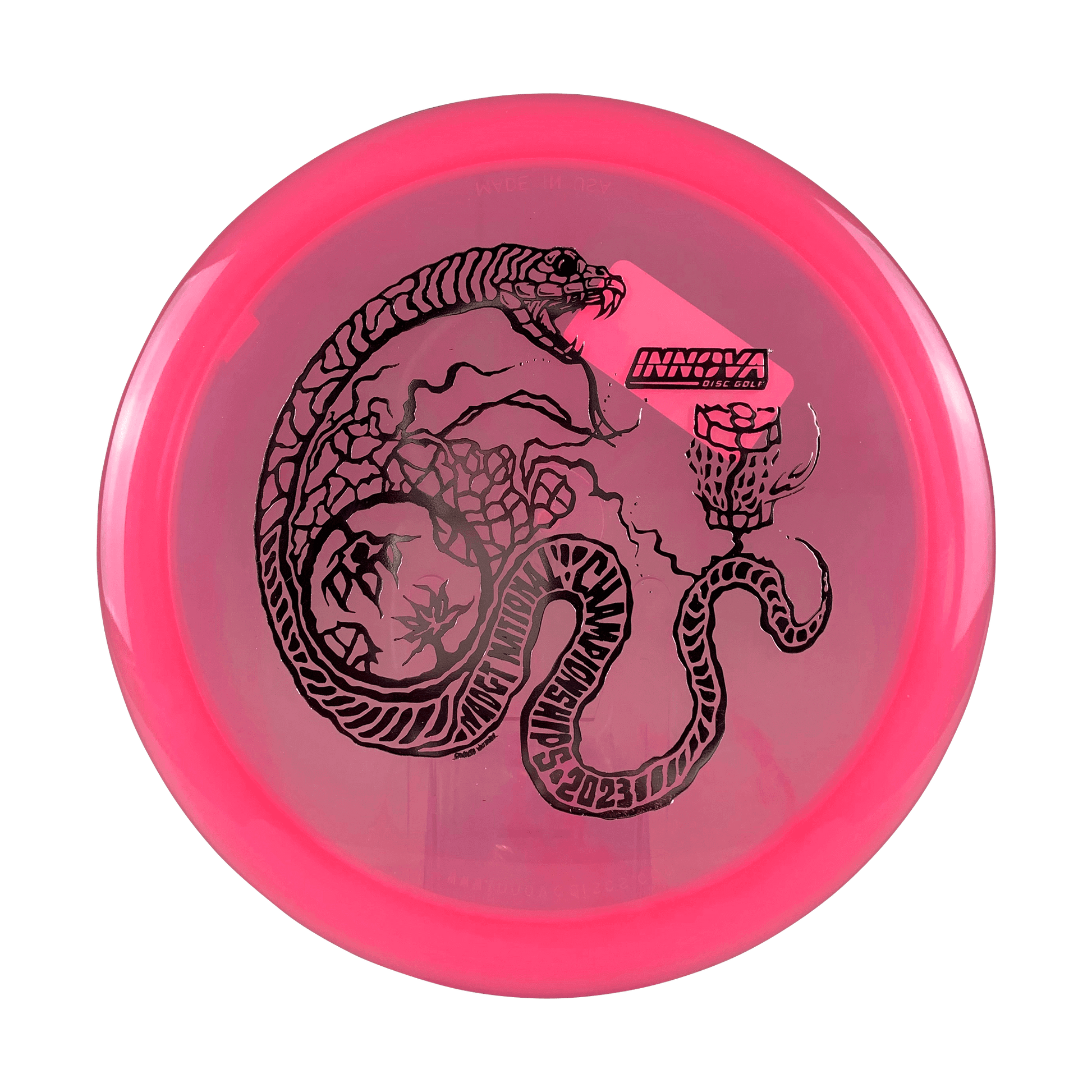 Champion Teebird - Serpent Stamp - NADGT National Championship '23 Disc Innova pink 168
