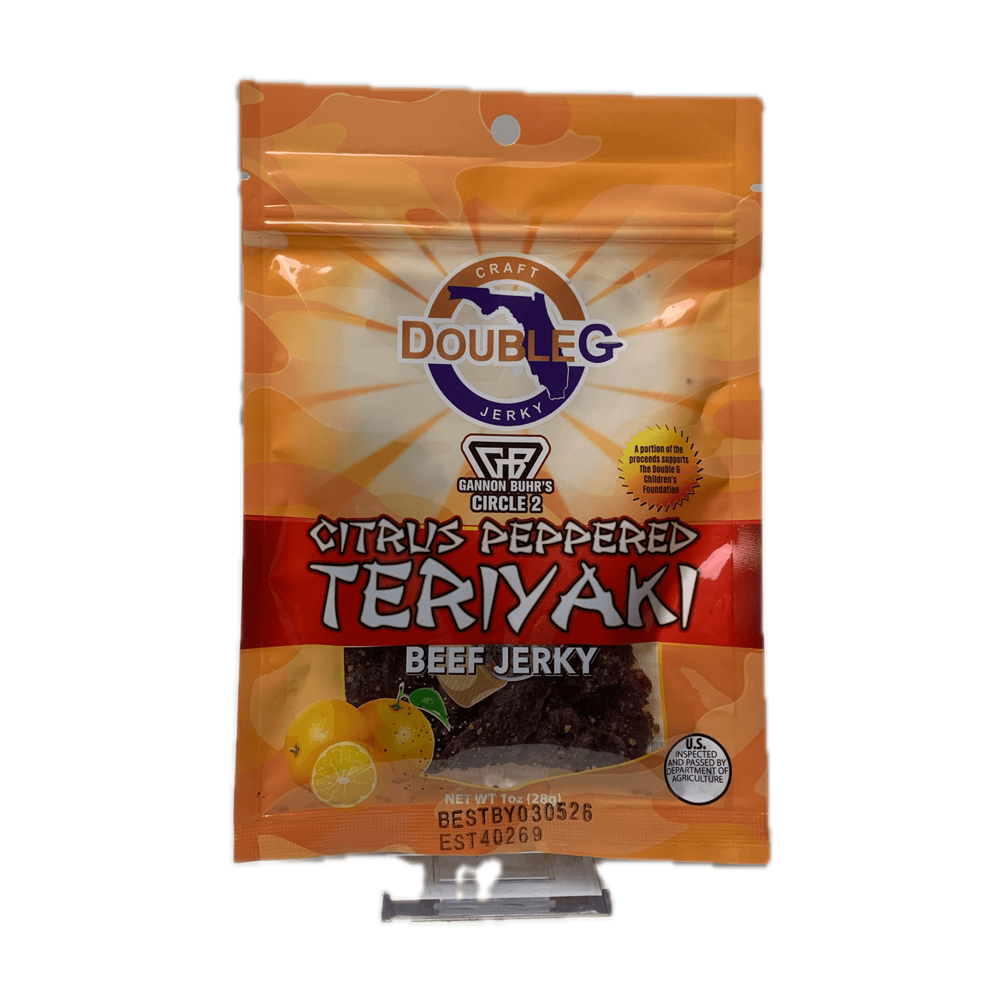 Citrus Peppered Teriyaki - Gannon Buhr Disc Double G Craft Jerky oz