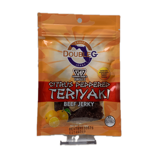 Citrus Peppered Teriyaki - Gannon Buhr Disc Double G Craft Jerky oz