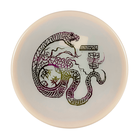 Color Glow Champion Toro - Serpent Stamp - NADGT National Championship '23 Disc Innova peach glow 171