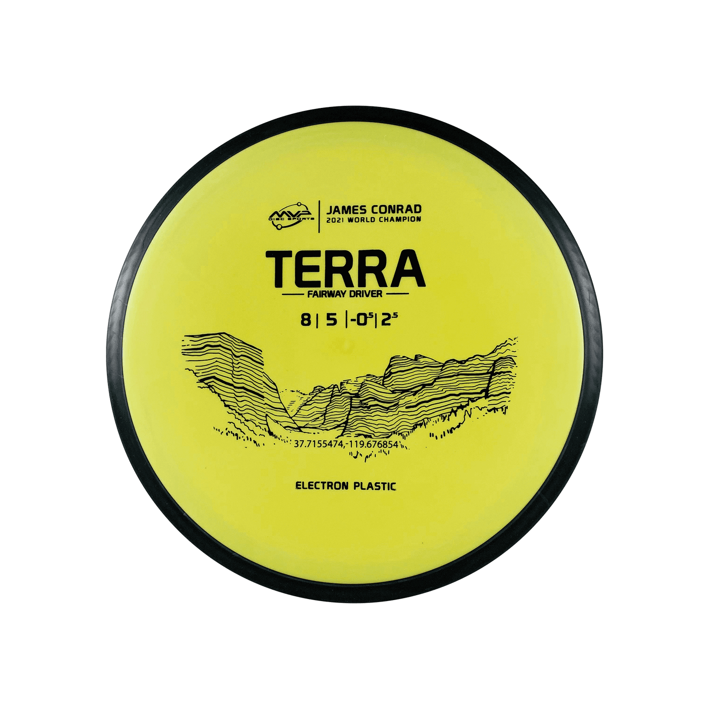 Electron Terra - James Conrad 2021 World Champion Disc MVP yellow 172