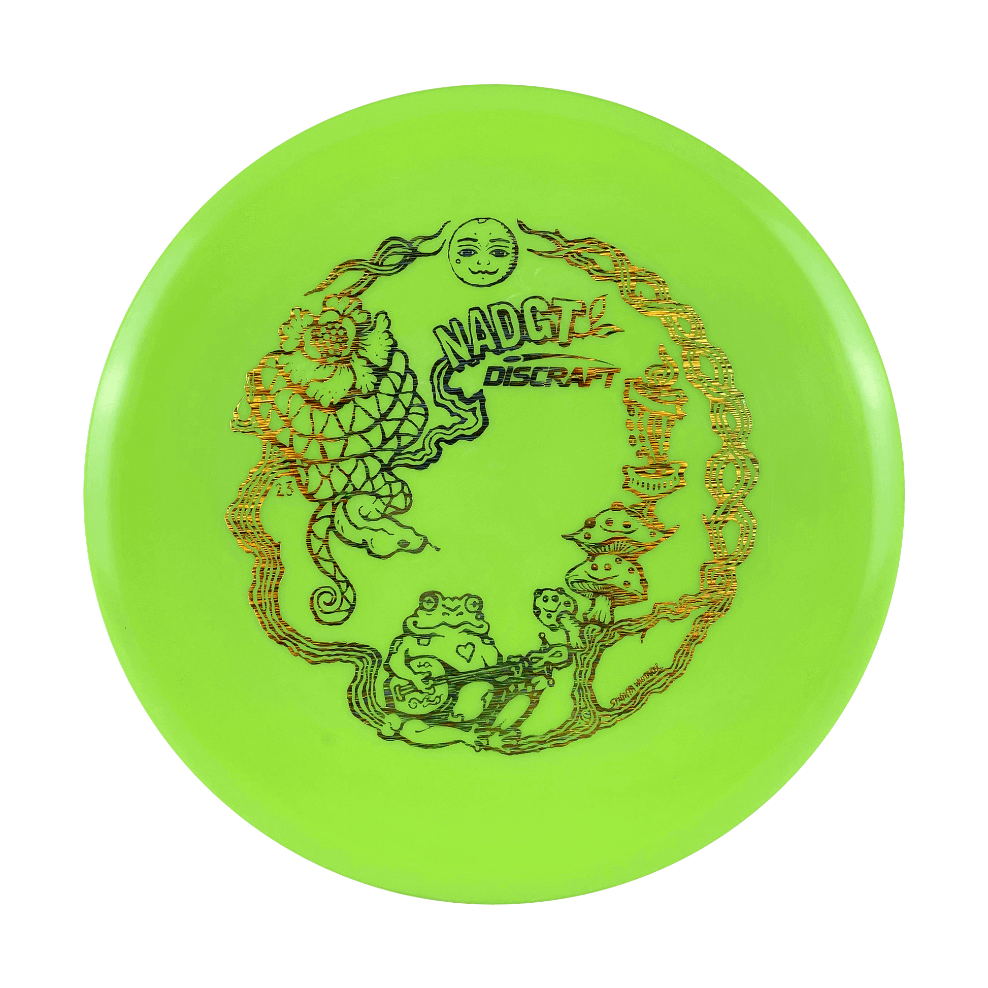 ESP Buzzz - Banjo Frog Stamp - NADGT National Championship '23 Disc Discraft lime 175