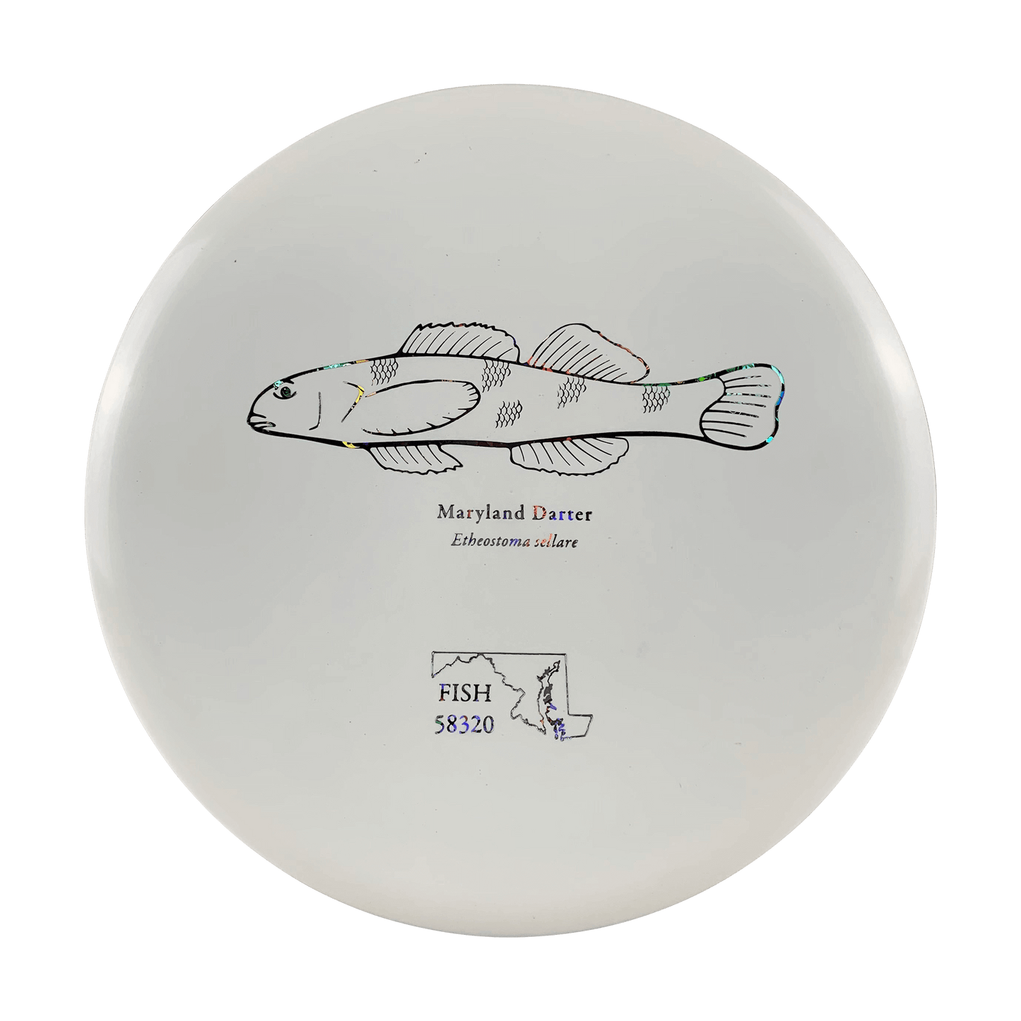 ESP Buzzz - Bottom Stamp Andrew Fish Maryland Darter Stamp Disc Discraft white 177