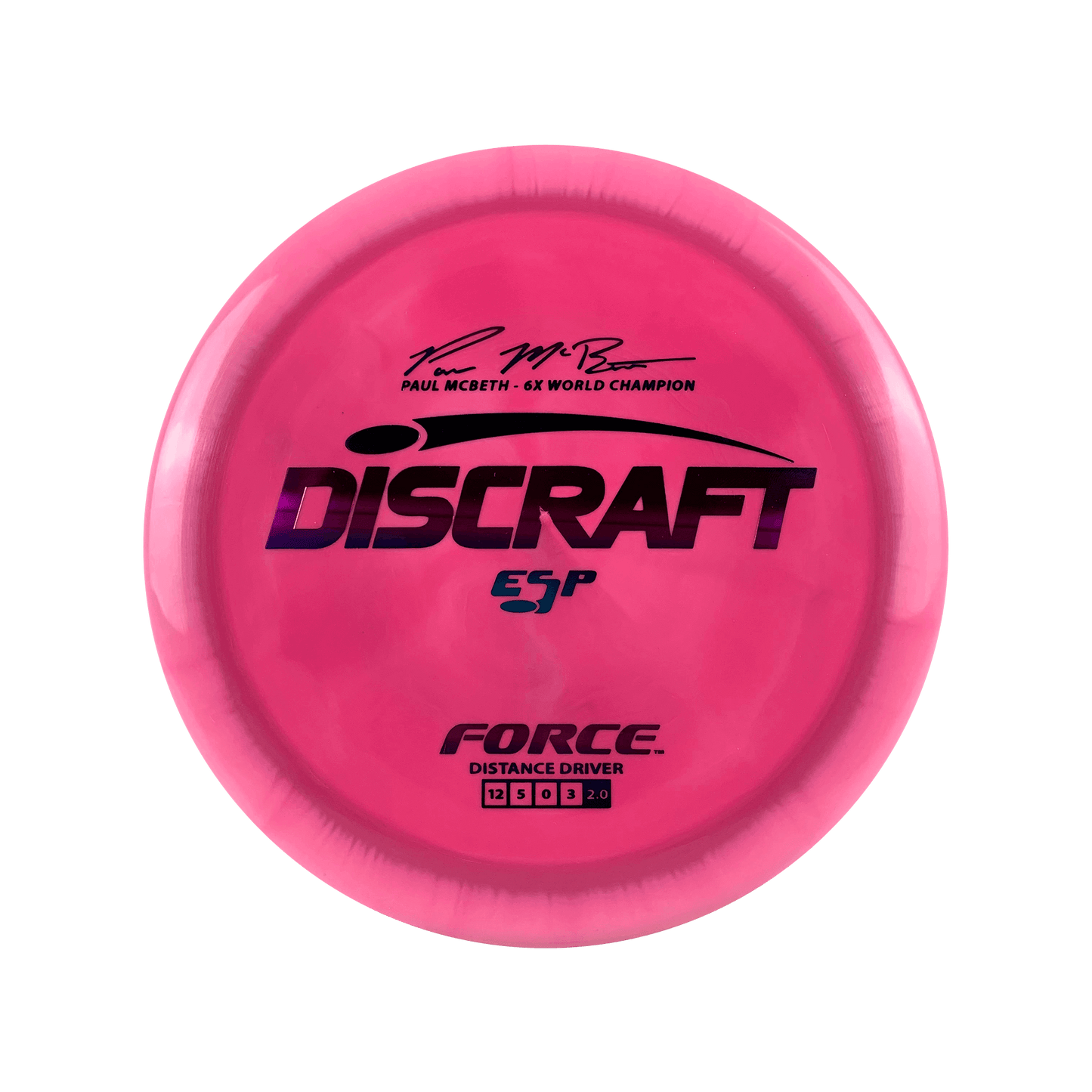 ESP Force - Paul McBeth 6x Disc Discraft multi / red / pink 170