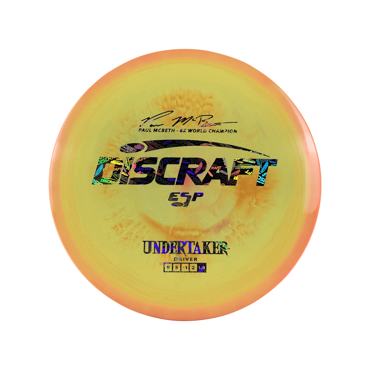ESP Undertaker - Paul McBeth 6x Disc Discraft multi / yellow 164