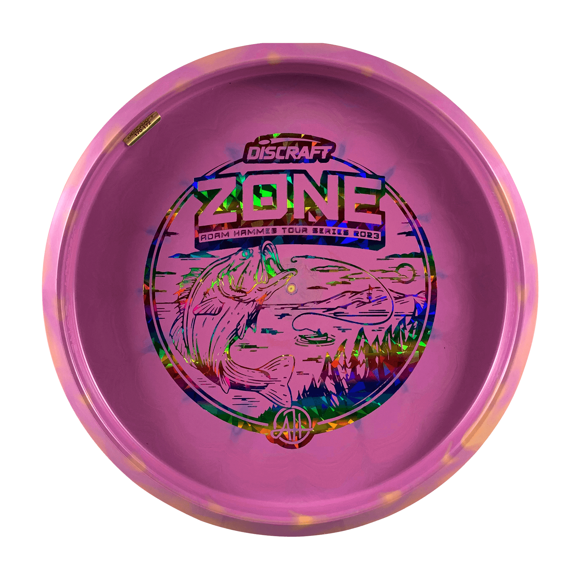 ESP Zone - Adam Hammes Tour Series 2023 Bottom Stamp Disc Discraft multi / purple peach 170