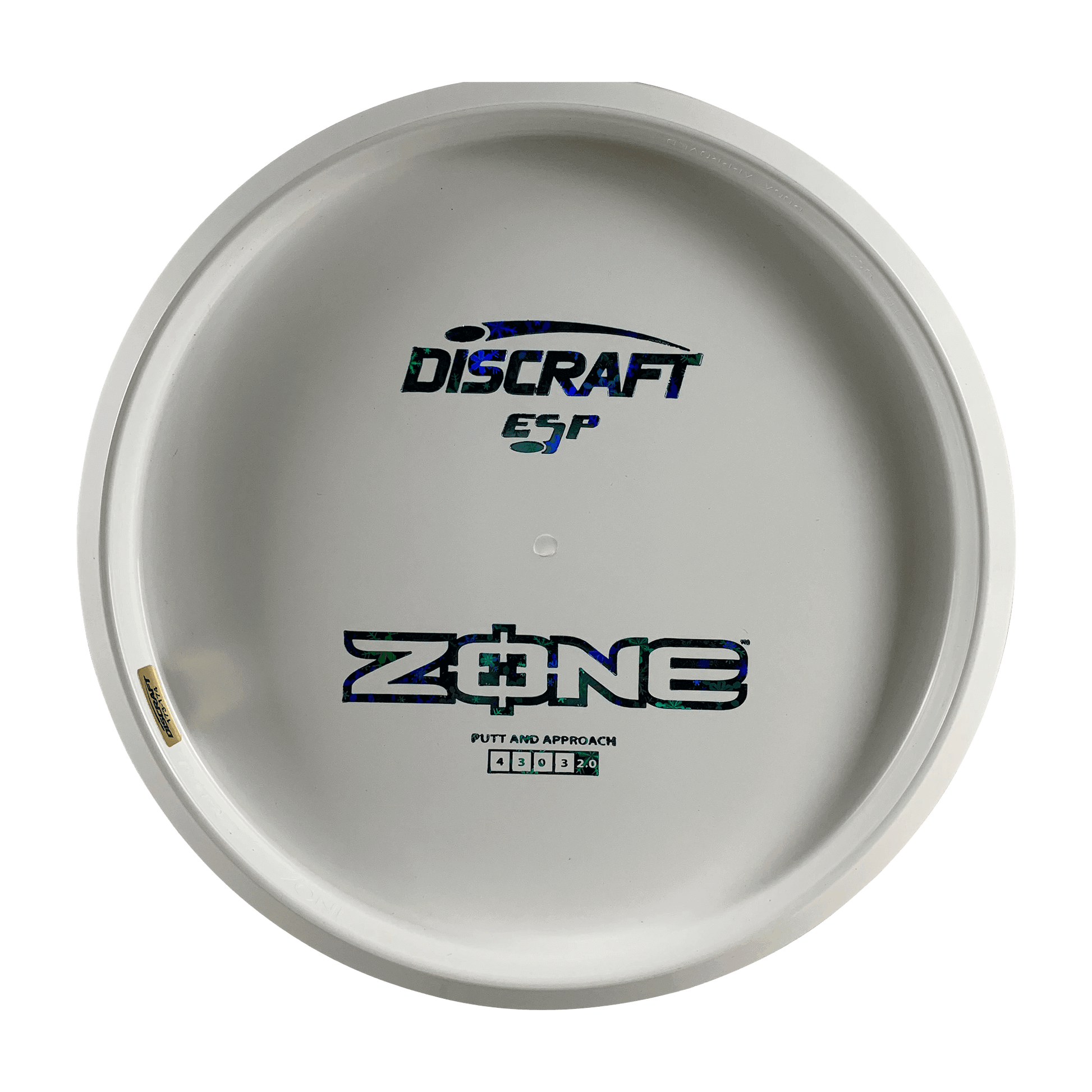 ESP Zone - Bottom Stamp Disc Discraft white 170