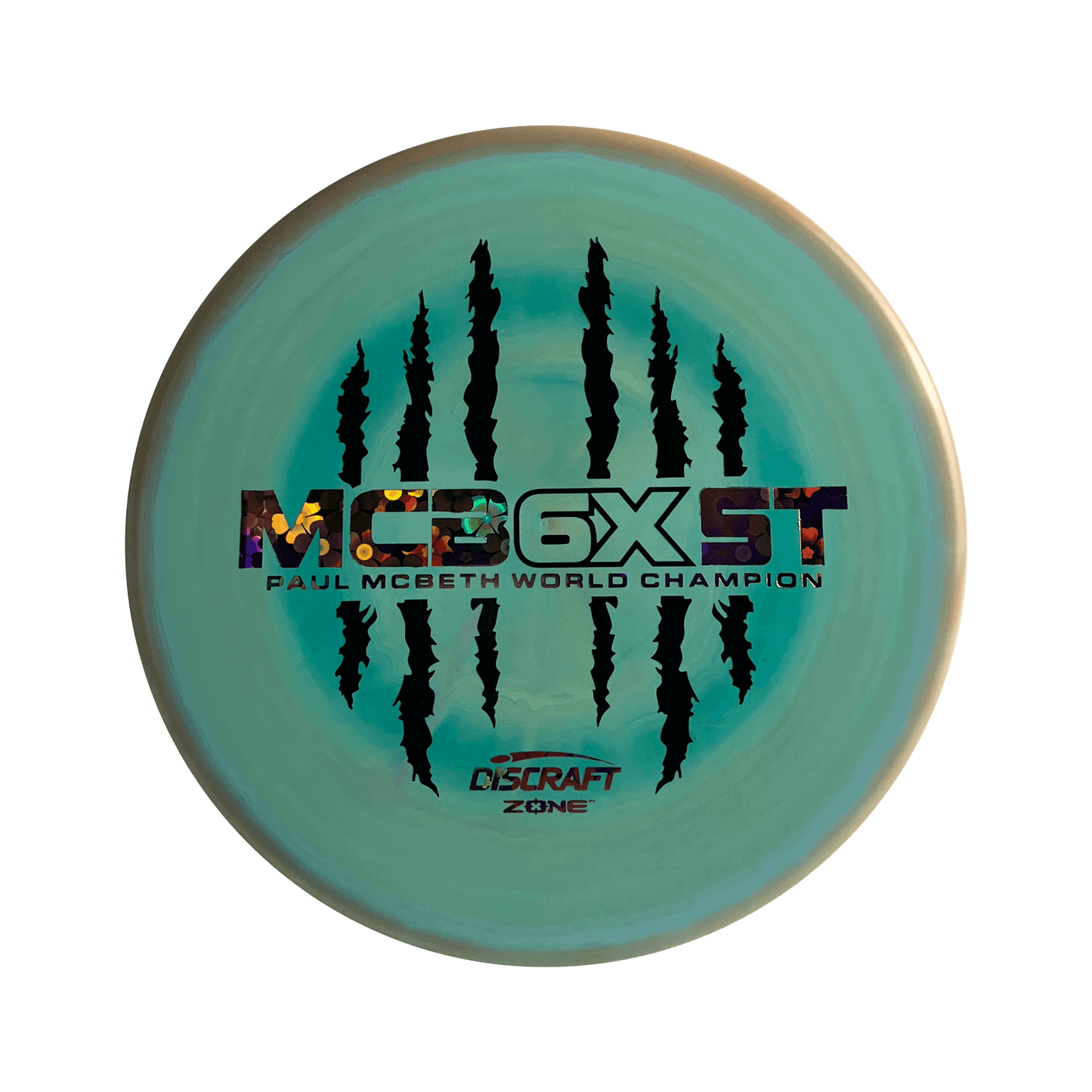 ESP Zone - Paul McBeth 6x Claw Disc Discraft multi / teal tan 174
