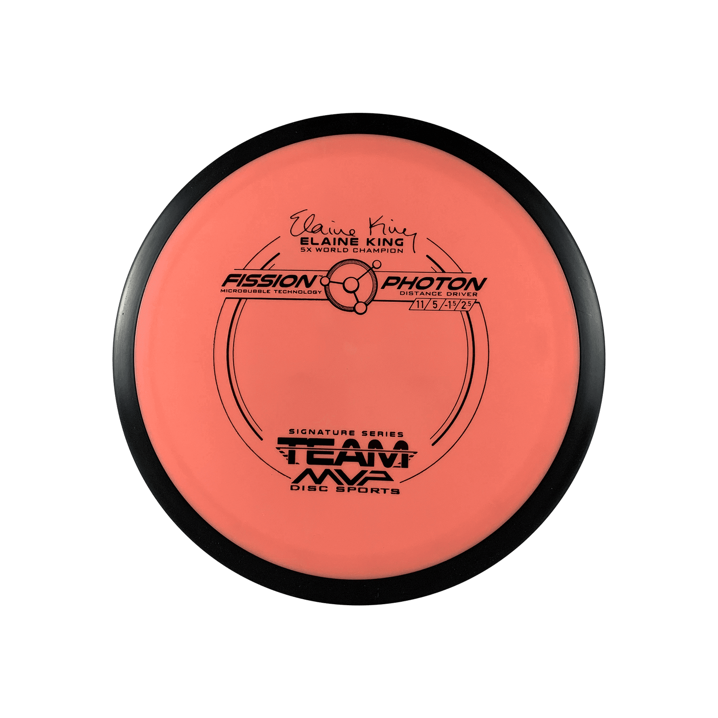 Fission Photon - Elaine King 5x Signature Series Disc MVP peach 159