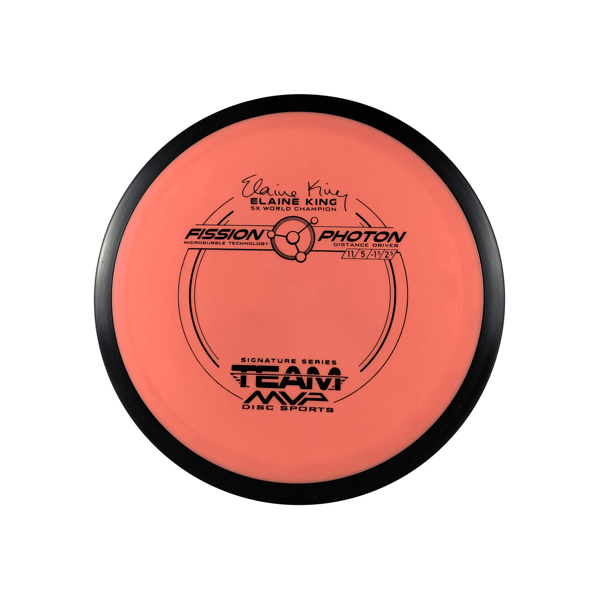 Fission Photon - Elaine King 5x Signature Series Disc MVP peach 159