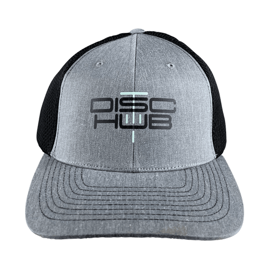Flex Fit Hat - DiscHub Disc DiscHub grey / black S / M