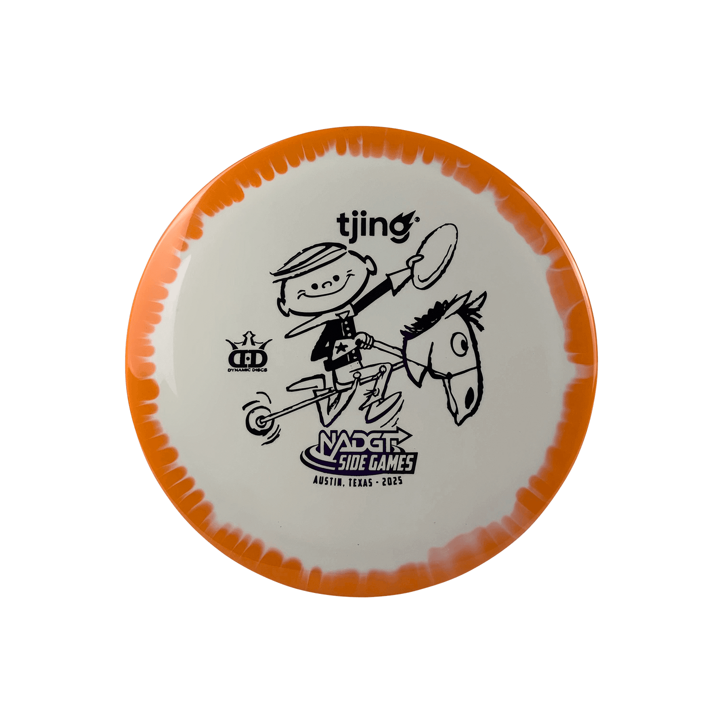 Fuzion Orbit Felon - NADGT Side Games '25 Hobby Horse Stamp Disc Dynamic Discs multi / white orange 173.0