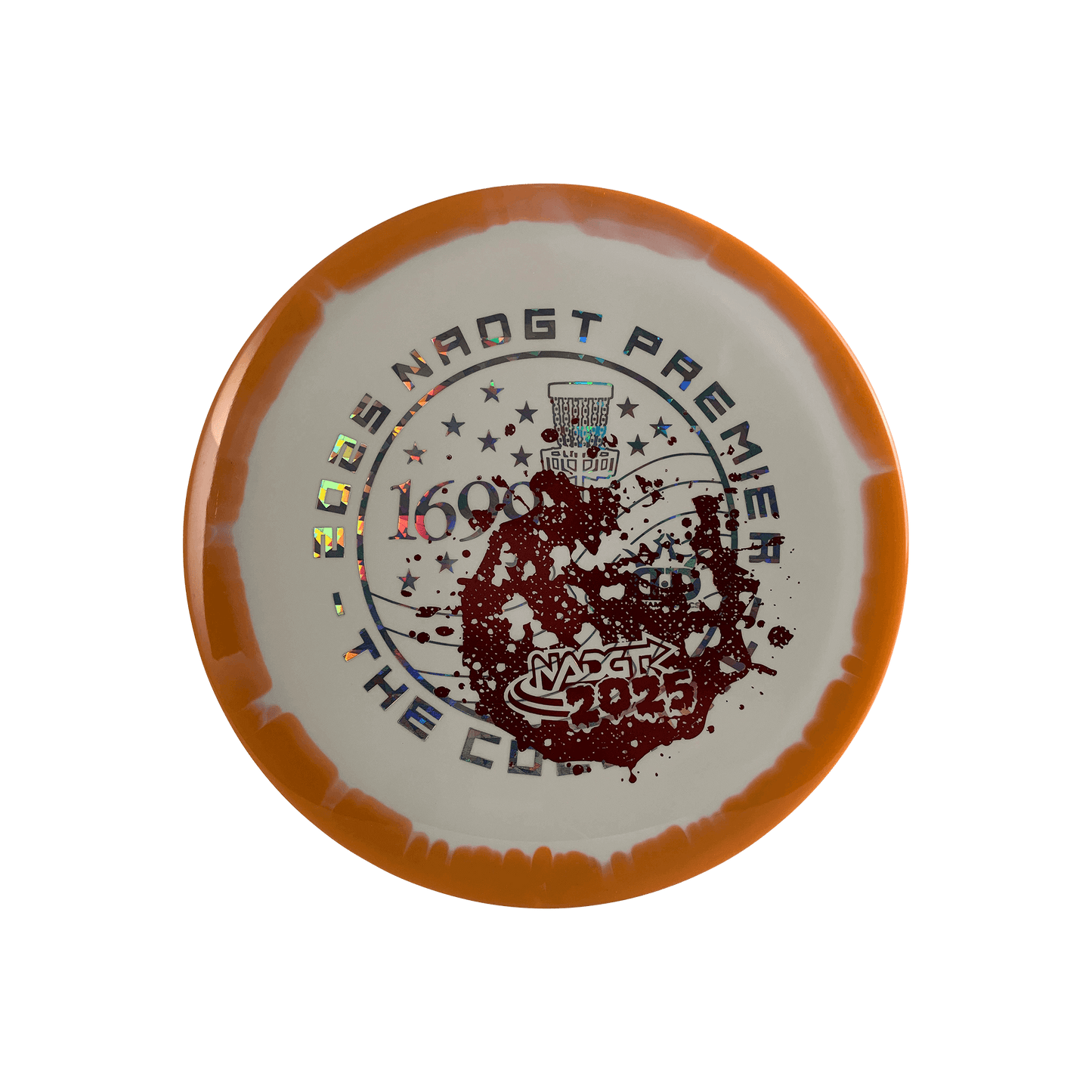 Fuzion Orbit Felon - NADGT The Colonial/Splatter 2025 (Double Stamp) Disc Dynamic Discs multi / white orange 173