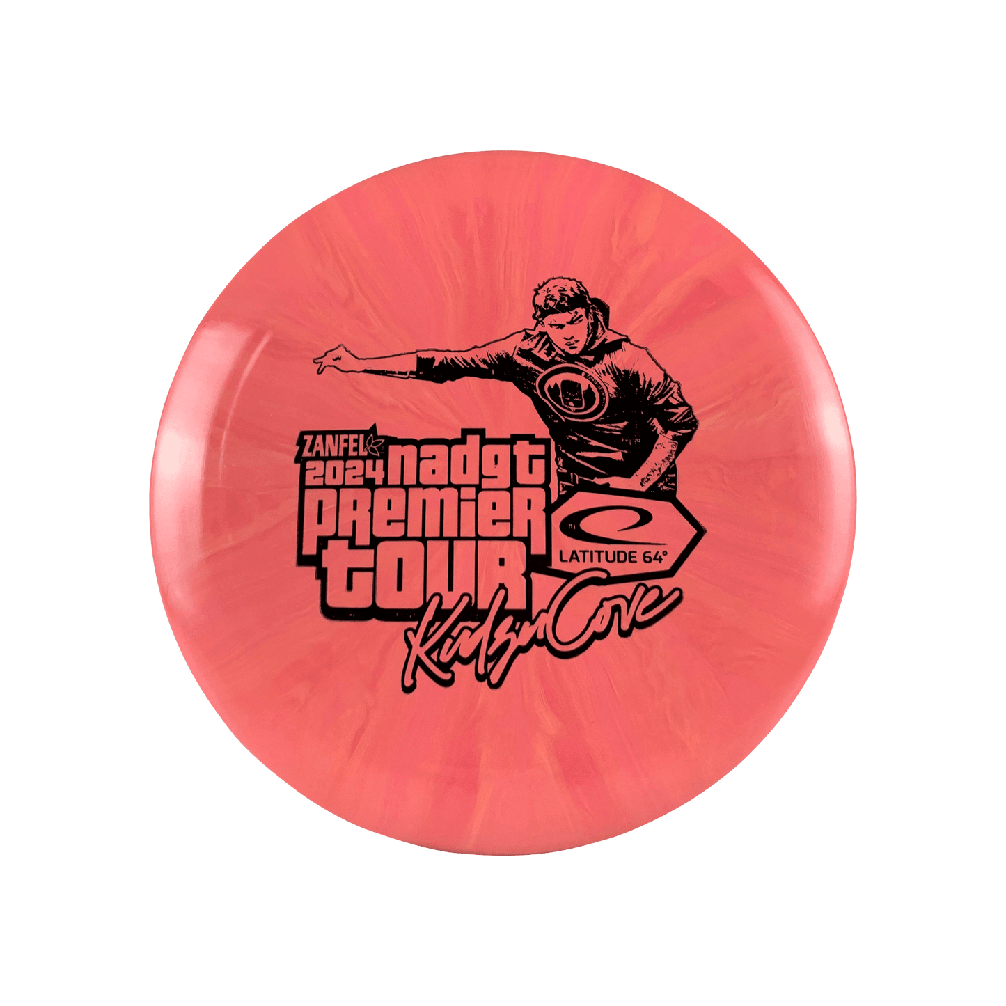 Gold Burst Ballista Pro - NADGT Kudzu Cove Premier 2024 Stamp Disc Latitude 64 red / orange 174