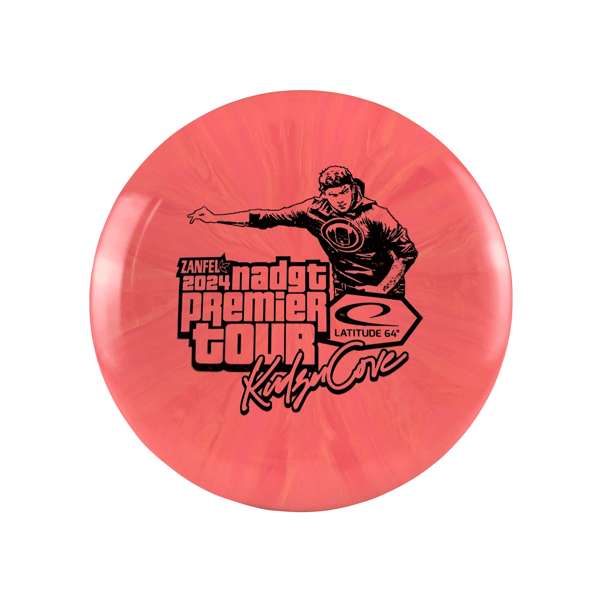Gold Burst Ballista Pro - NADGT Kudzu Cove Premier 2024 Stamp Disc Latitude 64 red / orange 174