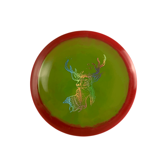 Gold Orbit Jade - NADGT Deer Stamp Disc Latitude 64 multi / olive red 148