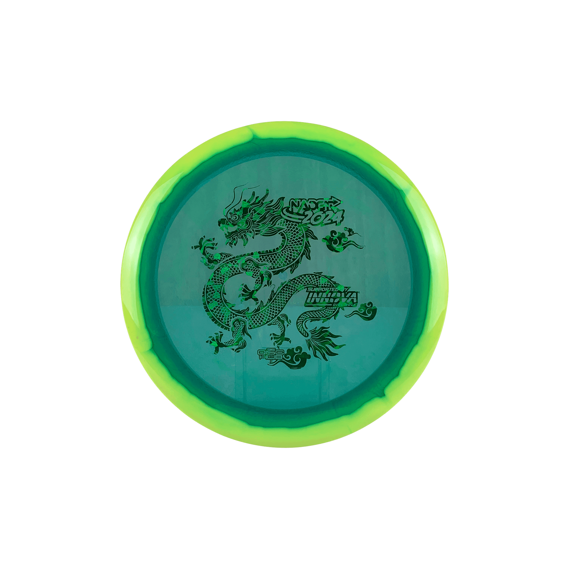 Halo Champion Destroyer - NADGT Dragon Stamp 2024 Disc Innova green / yellow 173