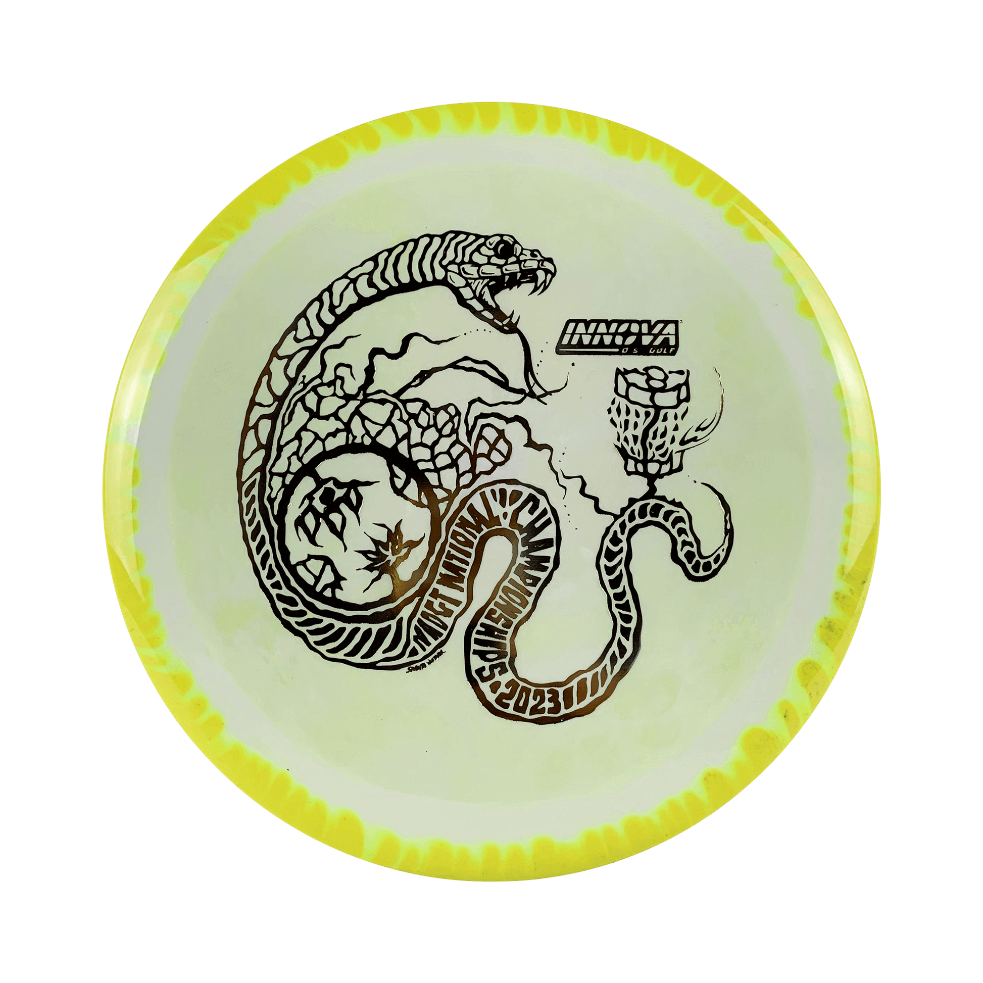 Halo Star Wraith - Serpent Stamp - NADGT National Championship '23 Disc Innova multi / yellow 173
