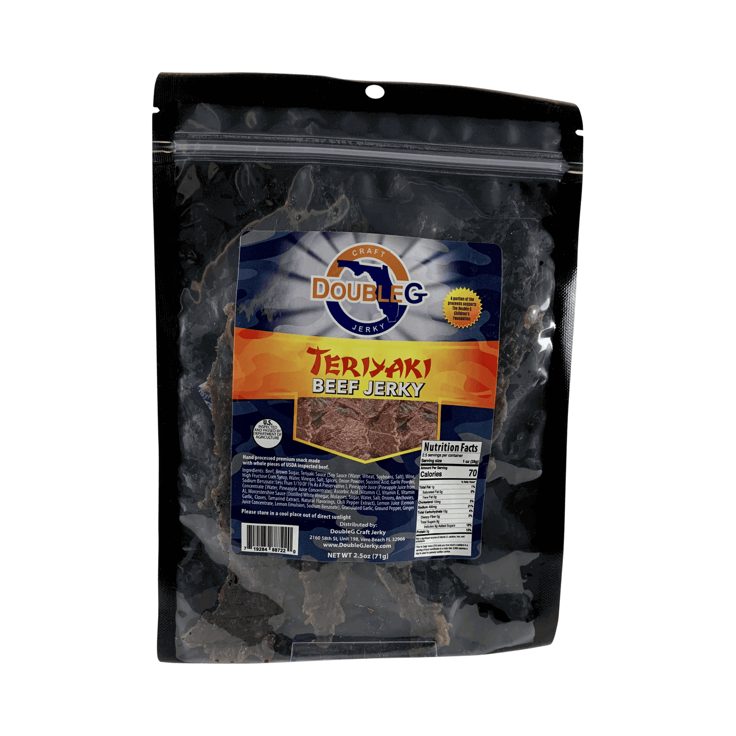 Double G Craft Jerky - Teriyaki DiscHub
