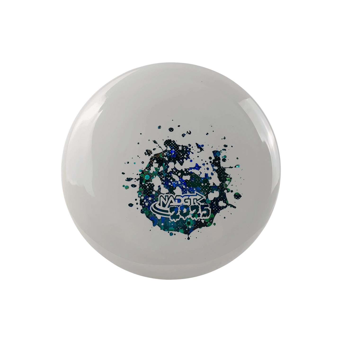 K1 Alva - NADGT Splatter Stamp 2025 Disc Kastaplast white 173.0